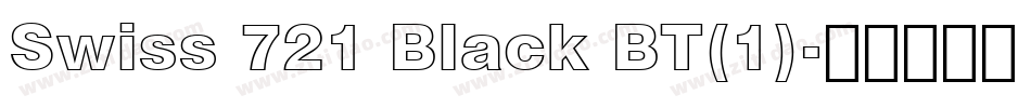 Swiss 721 Black BT(1)字体转换